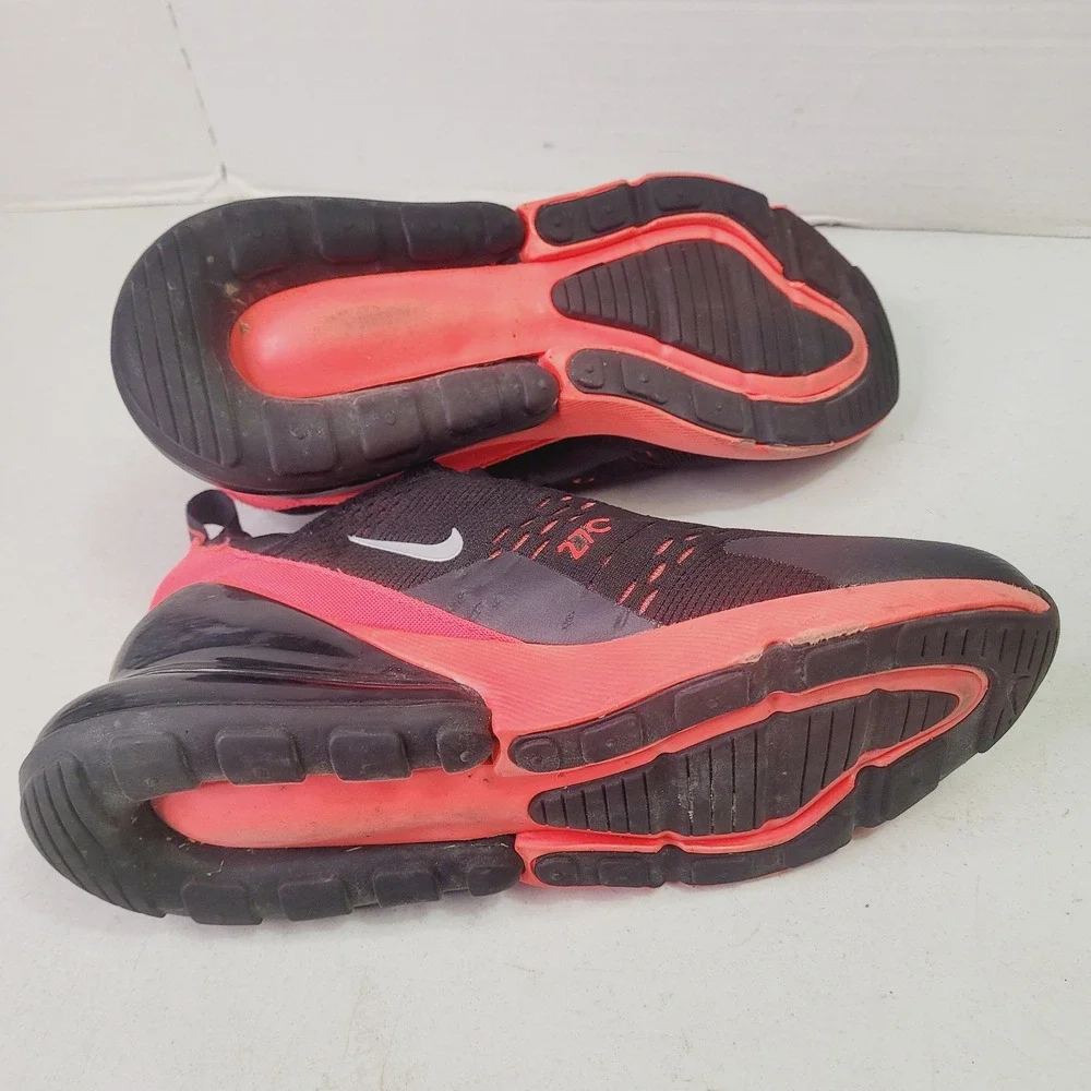 Nike Air Max 270 Sneakers Youth 6.5Y Black Athletic Shoes 943345-018